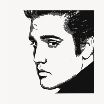 Elvis Presley drawing, famous singer | Free Vector - rawpixel