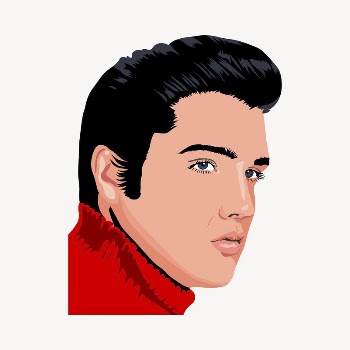 Elvis Presley sticker, famous singer | Free PSD - rawpixel