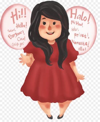 Email Behance Brown hair Promotion Doll - bandung sign 