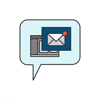 Email concept in a speech bubble | Free stock vector - 399446