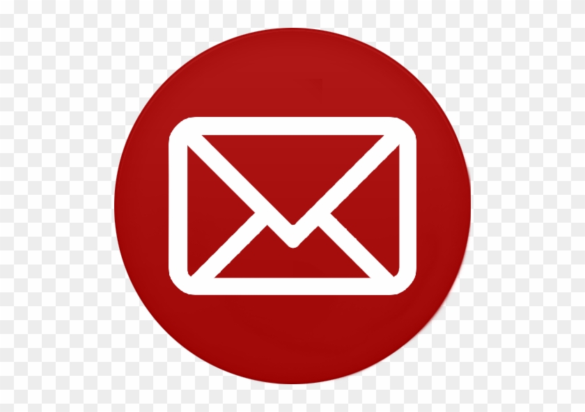 Email Icon Red Circle