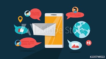 Email message in smartphone