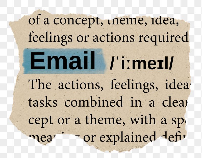 Email png word sticker, torn | Free PNG - rawpixel