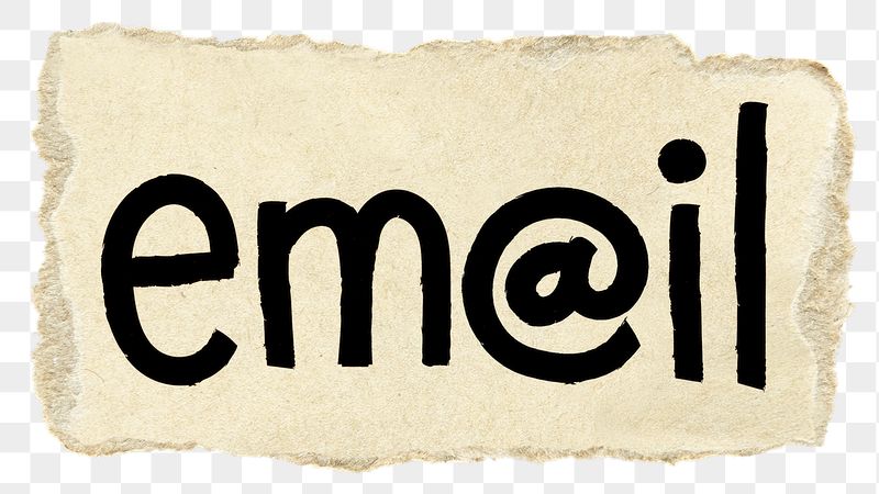 Email png word sticker typography, | Free PNG - rawpixel