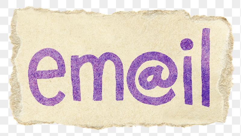 Email png word sticker typography, | Free PNG - rawpixel