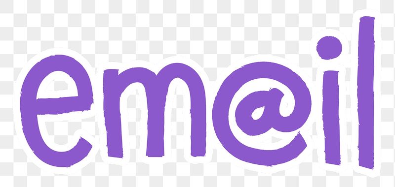 Email png word sticker typography, | Free PNG - rawpixel