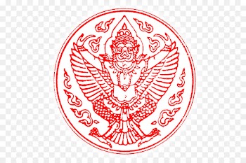 Emblem of Thailand Garuda Thai cuisine - Seal 