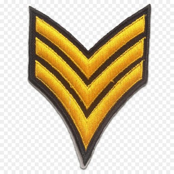 Embroidered patch Military rank Sergeant United States Army - Embroidered Patch 