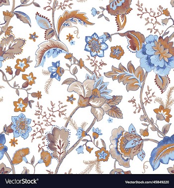 embroidery style paisley design
