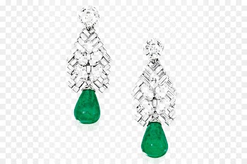 Emerald Earring Diamond Jewellery Cartier - Emerald earrings 