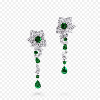 Emerald, Earring, Gemstone, Jewellery, Earrings PNG