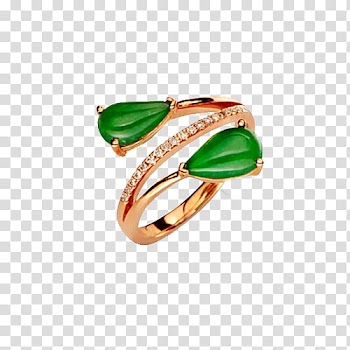 Emerald Ring Body piercing jewellery, Colorful charms emerald ring transparent background PNG clipart