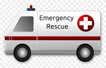 Emergency Clipart Rescue Vehicle - Emt Emergency Medical Technic Note Cards (pk