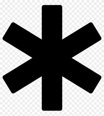 Emergency Medical Services Openclipart Vector Graphics - Black Star Of Life