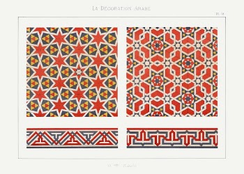 Emile Prisses d&rsquo;Avennes pattern, plate | Free Photo - rawpixel