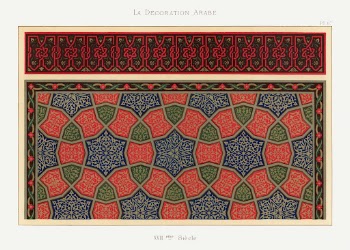 Emile Prisses d&rsquo;Avennes pattern, plate | Free Photo - rawpixel
