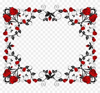 Emilieta Psp Marcos Rosas Rojas En Png - Red Rose Shower Curtain