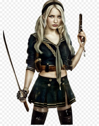 Emily Browning Sucker Punch Cosplay Babydoll Costume - punch 