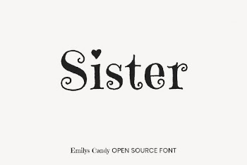 Emilys Candy open source font | Free Font Add-on - rawpixel
