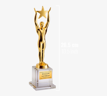 Emmy Award Png Download - Award Film Trophy - Free Transparent PNG ...