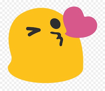 Emoji Android Kiss Smiley Emoticon - Kiss Heart Emoji Png 