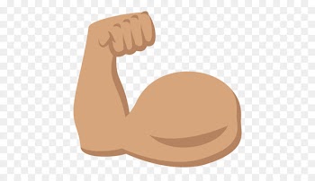 Emoji Biceps Symbol Human skin color Arm - muscles 