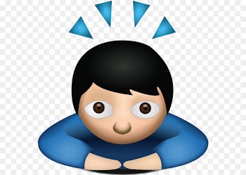 Emoji Bowing Sticker Symbol Respect - Emoji 