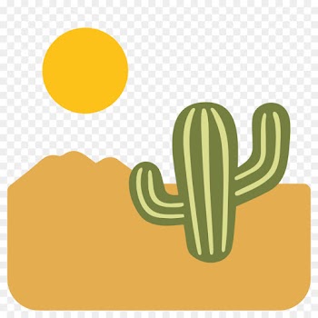 Emoji, Cactus, Succulent Plant, Yellow PNG