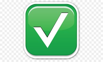 Emoji Check mark Sticker Symbol iPhone - checkmark skewer label stickers 