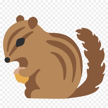Emoji Chipmunk Whiskers Squirrel WhatsApp - squirrel 