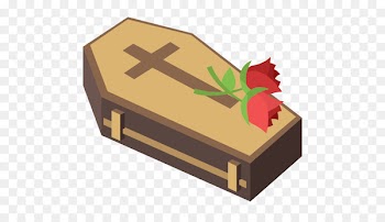 Emoji Coffin Burial Meaning Death - grave 