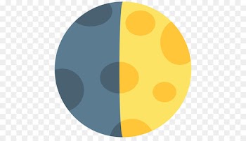 Emoji Crescent Laatste kwartier Eerste kwartier Moon - emoji 