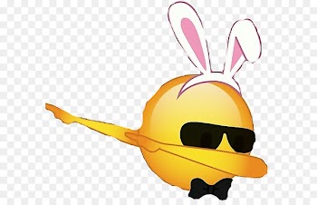 Emoji Dab Sticker Clip art - rabbit with bow 