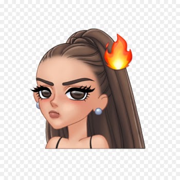 Emoji Dangerous Woman Moonlight Drawing - Emoji 