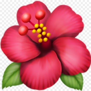 Emoji domain Hibiscus .ws - flor 
