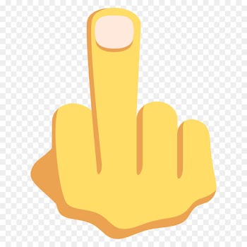 Emoji domain Middle finger The finger - Emoji 