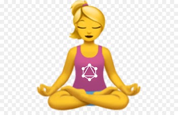 Emoji domain Yoga Lotus position - experience yoga classes 