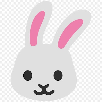 Emoji Easter Bunny Rabbit Thepix - blushing emoji 