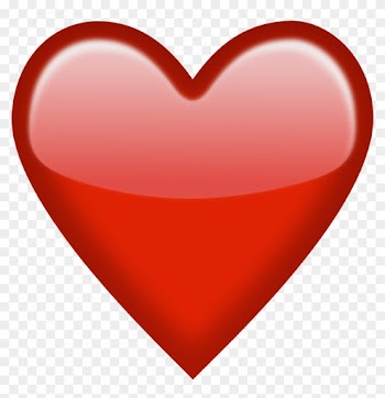 Emoji Emojisticker Whatsapp Picsart Corazon Kokoro - Red Heart Emoji Png