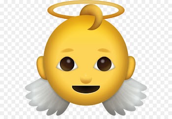 Emoji Emoticon - angel baby 