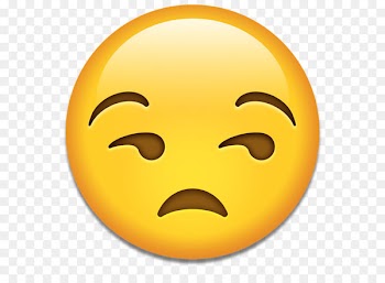 Emoji Emoticon Clip art - Unamused Face Emoji Png 