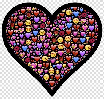 Emoji Emoticon Heart Smiley Symbol, Emoji transparent background PNG clipart