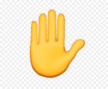 Emoji Emoticon iPhone Symbol - hand emoji 