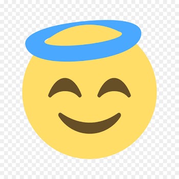 Emoji Emoticon Smiley Angel Sticker - lettuce emoji 