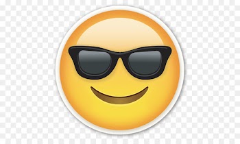 Emoji Emoticon Smiley Icon - A villain with sunglasses 