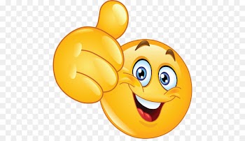 Emoji Emoticon Smiley Like button Thumb signal - double happiness 