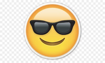 Emoji Emoticon Sticker Smiley - Smiling Face With Sunglasses Cool Emoji Png 