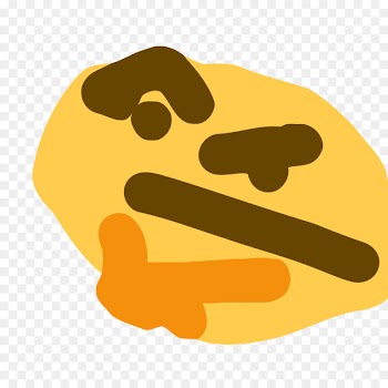 Emoji Emoticon Thought Smiley Sticker - thinking man 