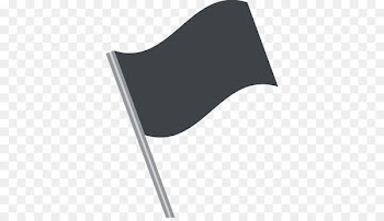 Emoji Flag Fahne Sticker Bandiera nera anarchica - Emoji 