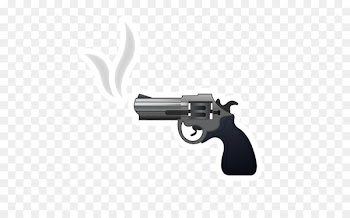 Emoji Handgun Revolver Pistol - Emoji 